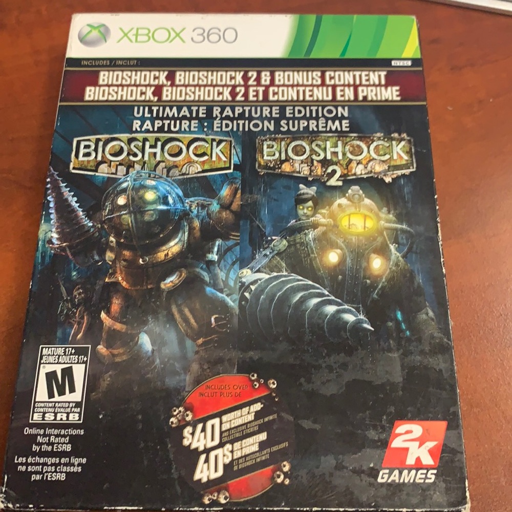 Bioshock ultimate Rapture Edition for Xbox 360